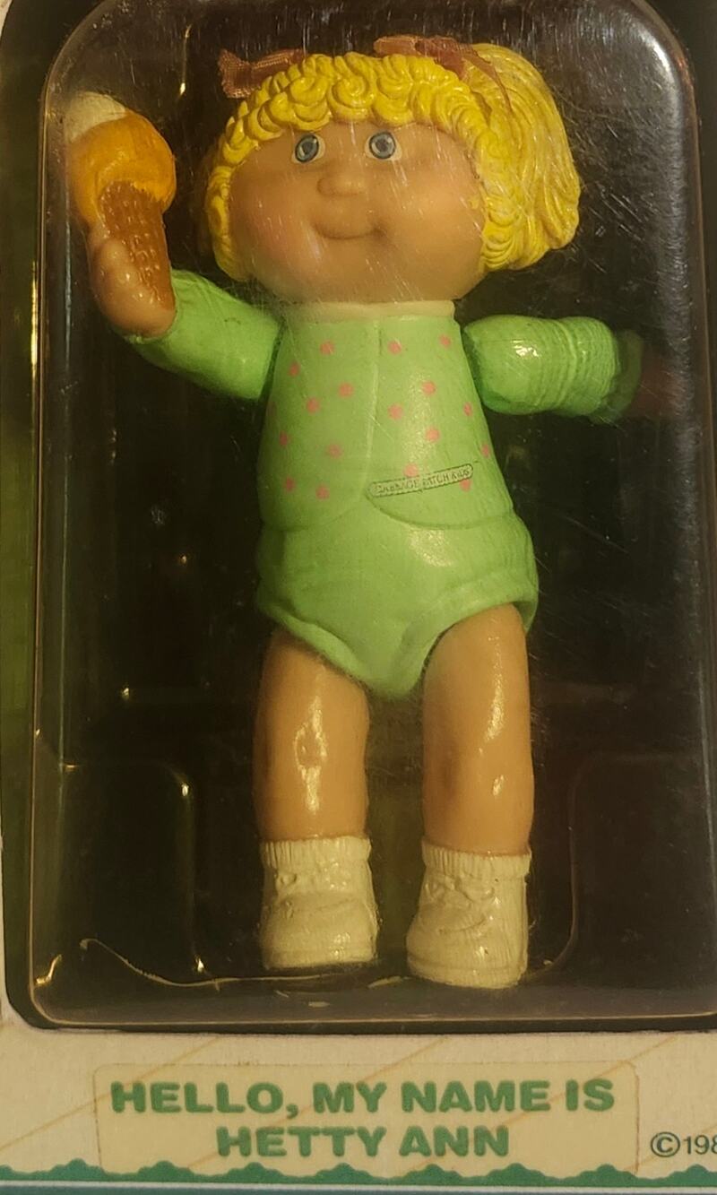 Vintage 1984 Cabbage Patch Kids Hetty Ann Poseable Figure Boxed COA